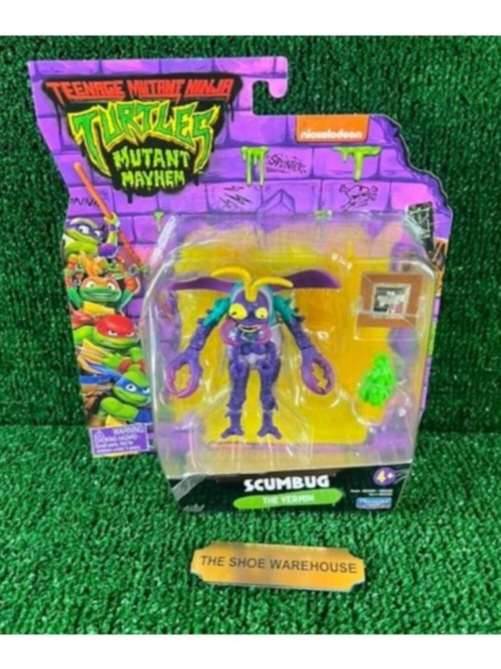 Teenage Mutant Ninja Turtles Mayhem SCUMBUG 4" Vermin Figure '23 Playmates NEW